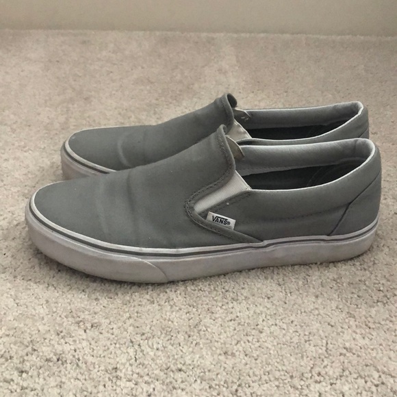 gray van slip ons